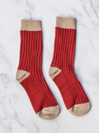 Tiepology 2 Tone Jacquard Casual Socks