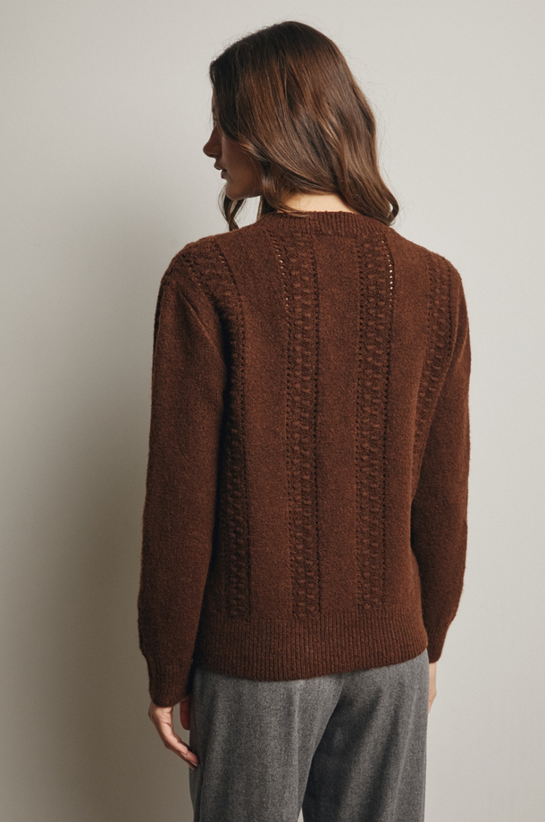 Listicle Cable Stitch Sweater