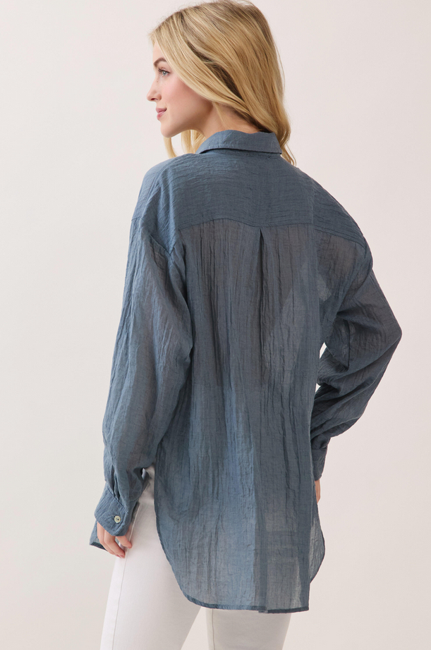 Final Touch Light Weight Button Up