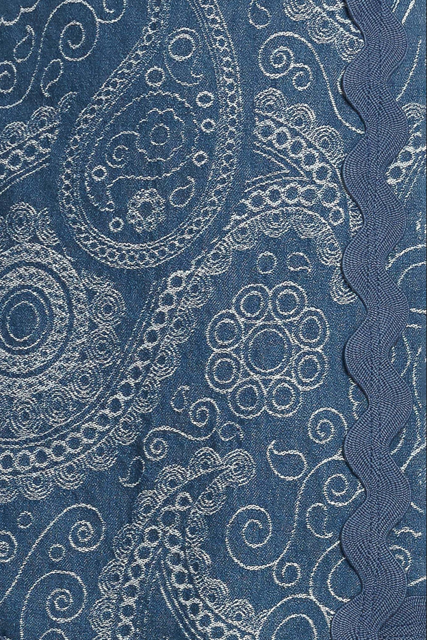 Flying Tomato Paisley Print Denim Skort