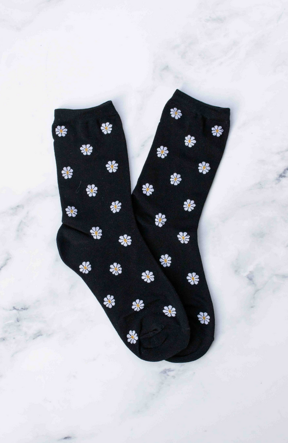 Tiepology Daisy Pattern Socks