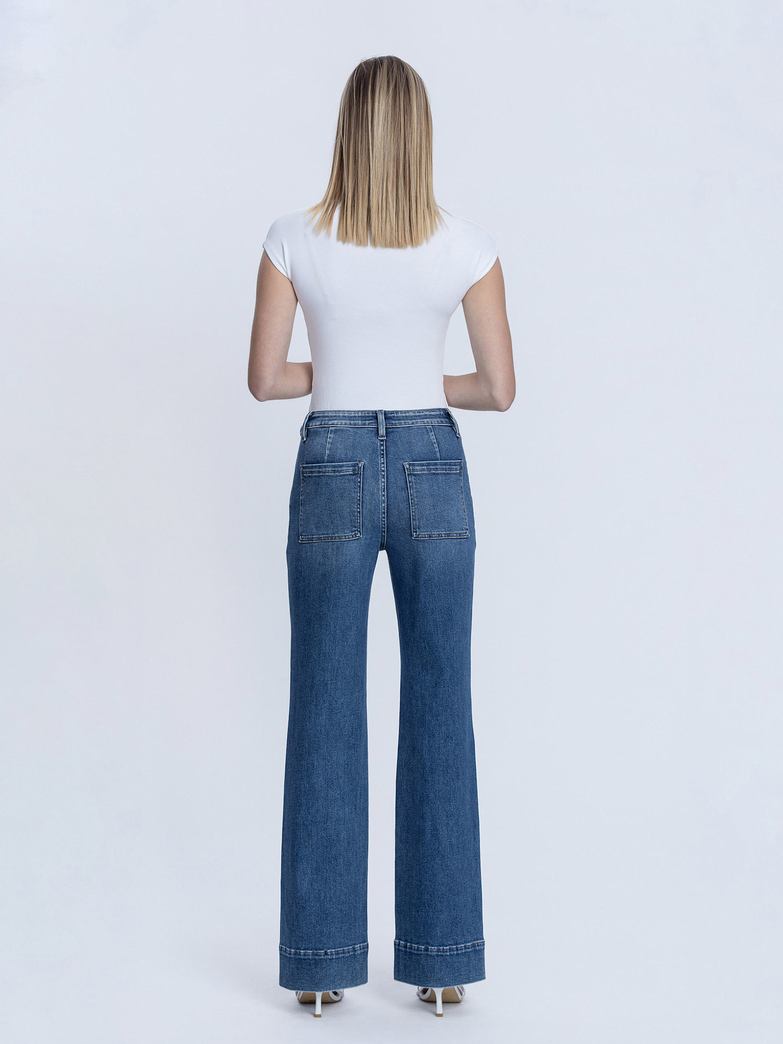 Flying Monkey High Rise Vintage Flare Jeans