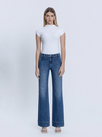 Flying Monkey High Rise Vintage Flare Jeans