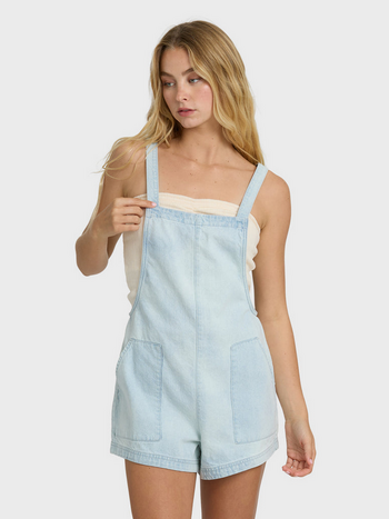 Billabong Beach Crush Denim Overalls
