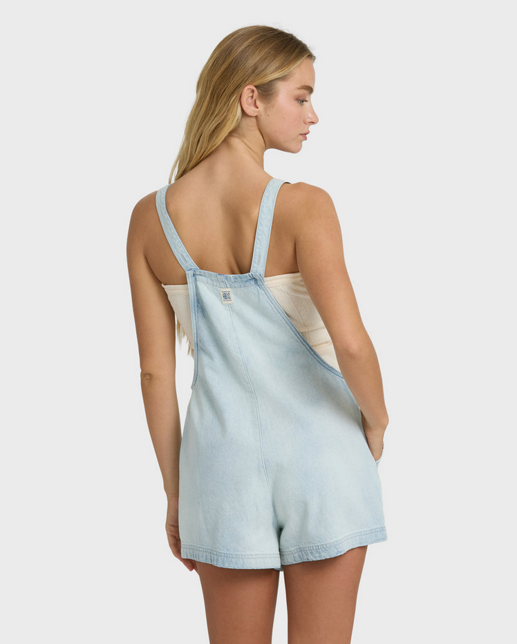 Billabong Beach Crush Denim Overalls