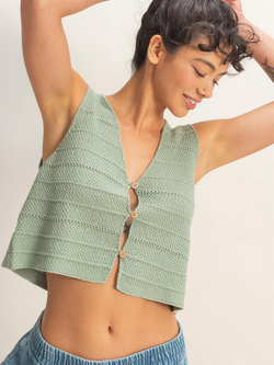 HYFVE Relaxed Crochet Vest