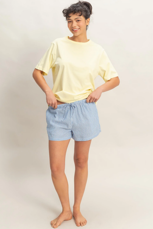 HYFVE Pinstripe Drawstring Shorts