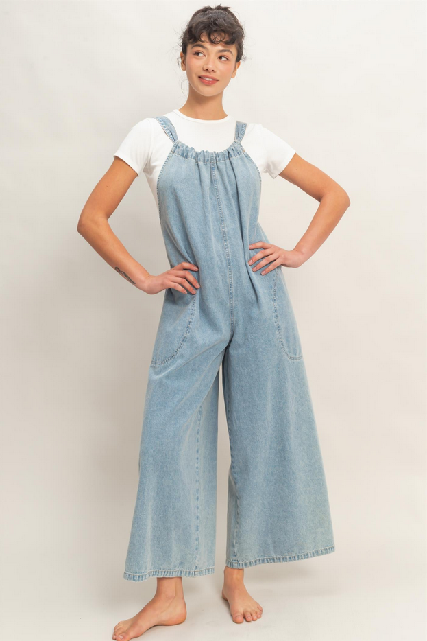 HYFVE Relaxed Tie Back Overalls