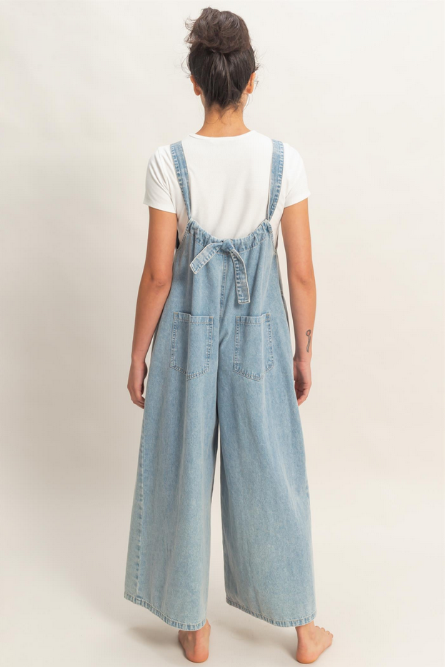 HYFVE Relaxed Tie Back Overalls