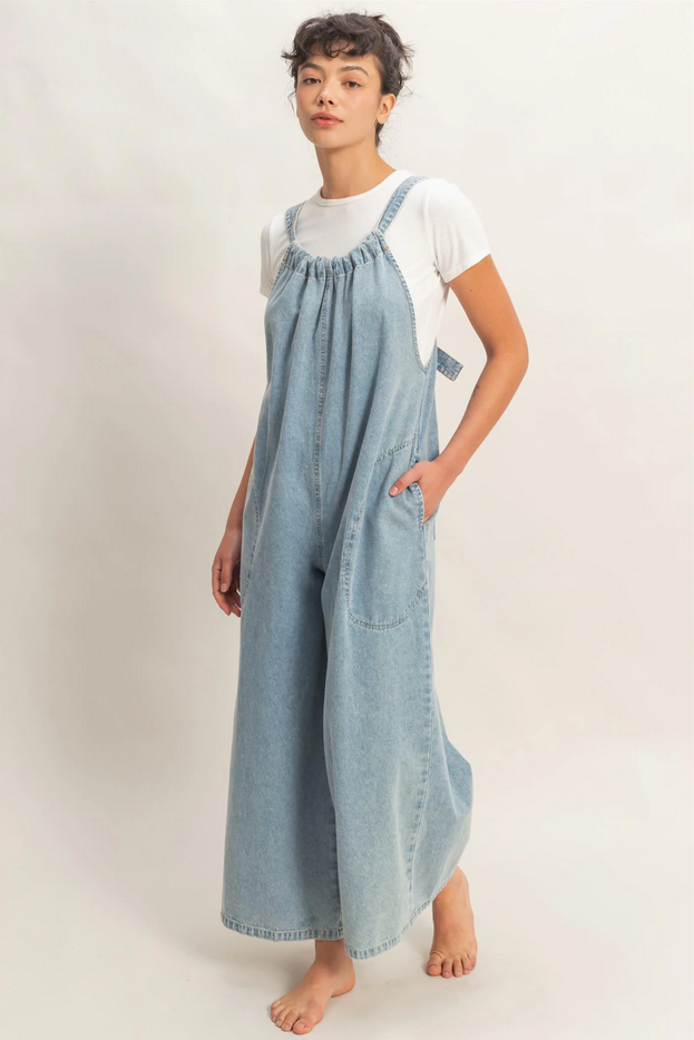 HYFVE Relaxed Tie Back Overalls