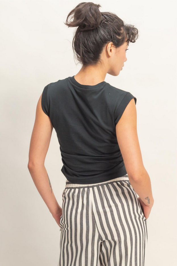 HYFVE Ruched Side T-Shirt