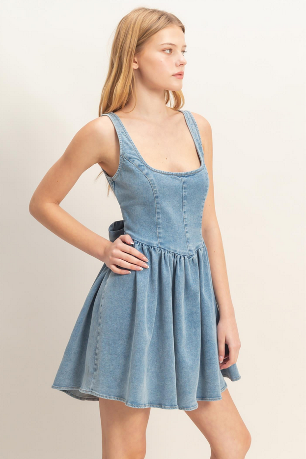 HYFVE Tie Back Skater Dress