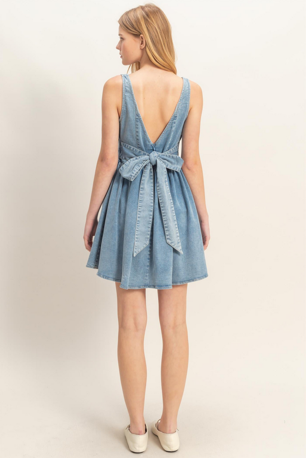 HYFVE Tie Back Skater Dress