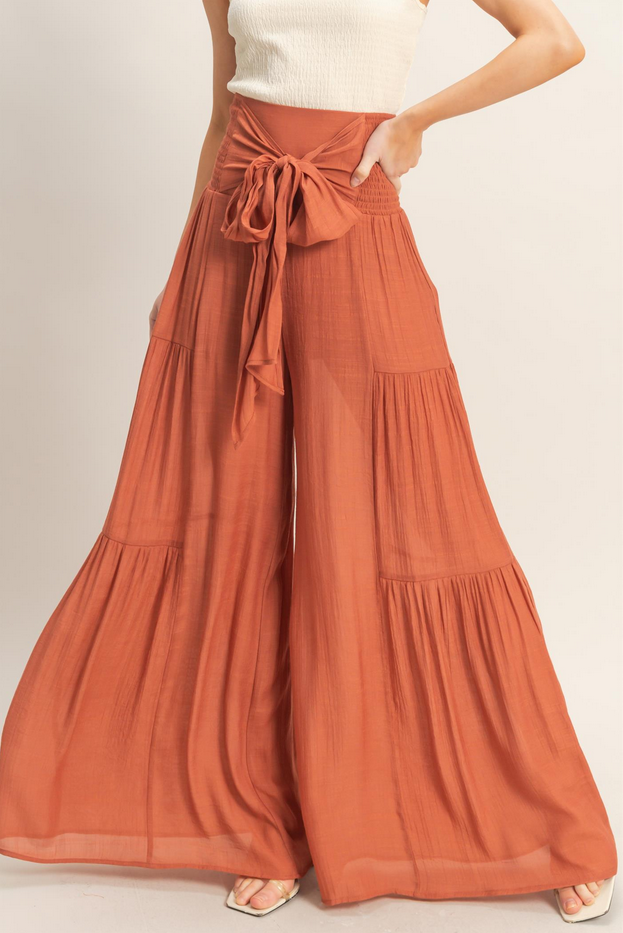 HYFVE Flowy Boho Palazo Pants