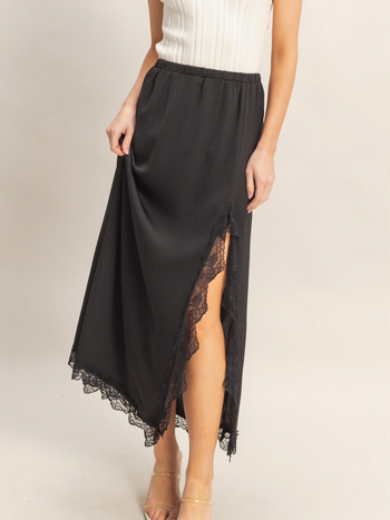 HYFVE Lace Trim Slip Skirt