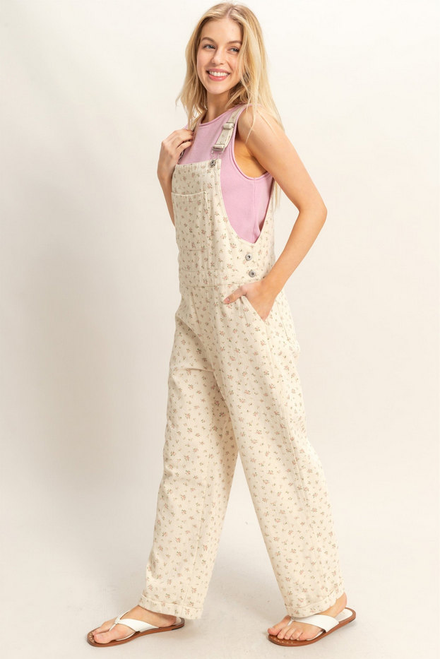 HYFVE Ditsy Floral Overalls