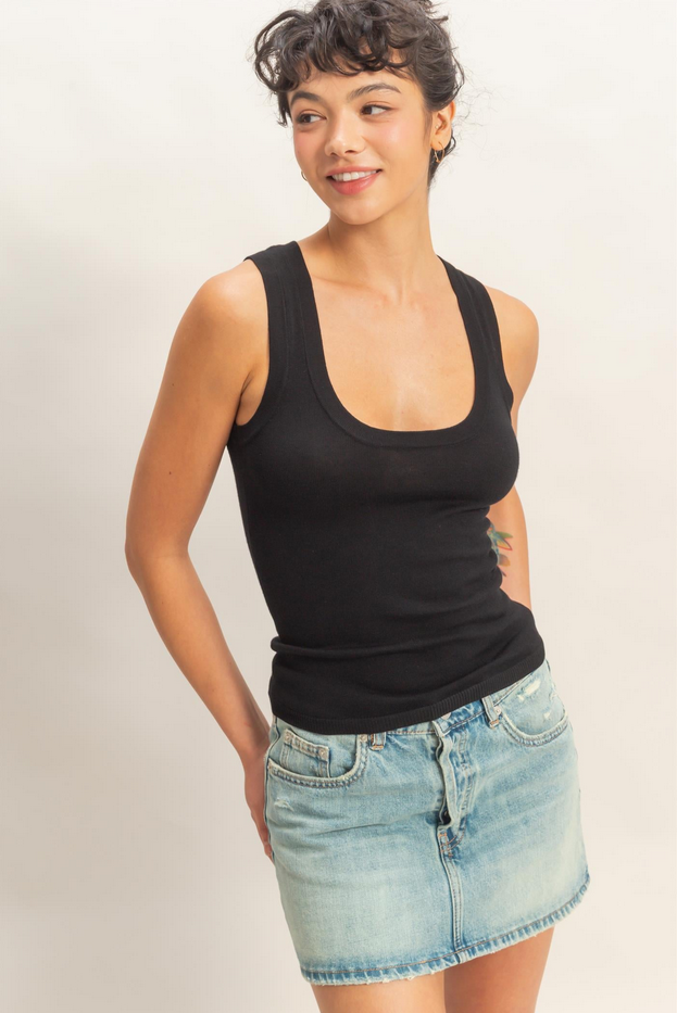 HYFVE Scoop Neck Knit Tank