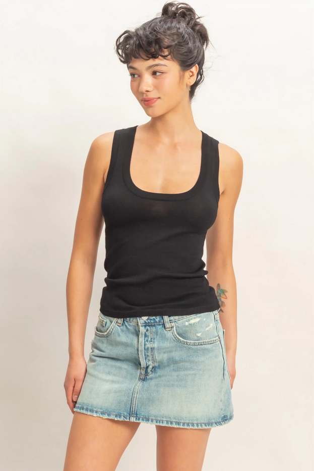 HYFVE Scoop Neck Knit Tank