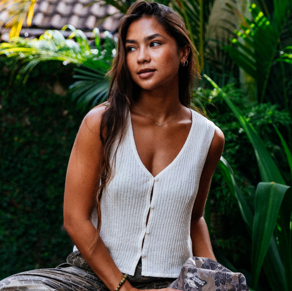 Rip Curl Catalina Island Knit Vest - Fringe Boutique