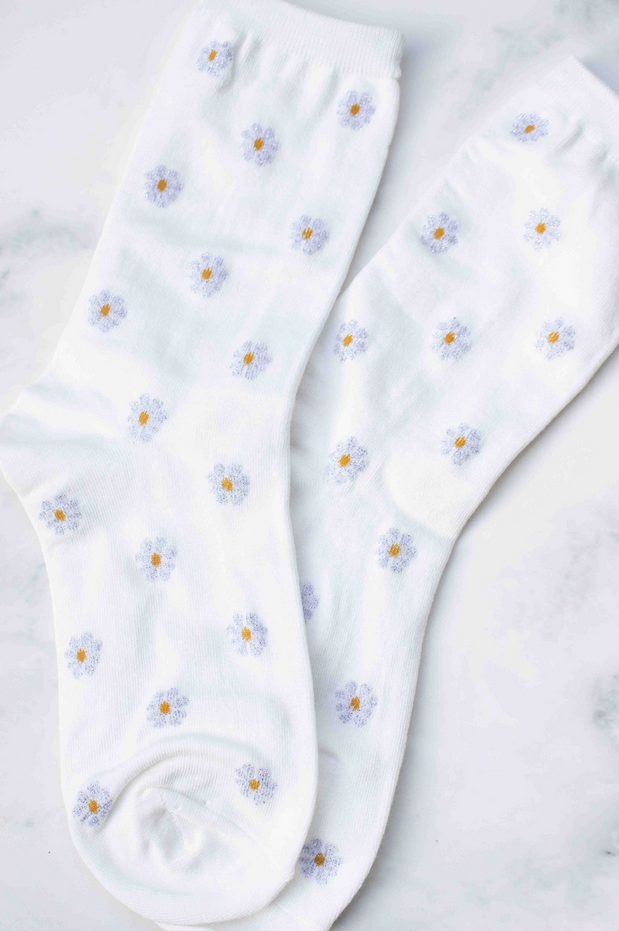 Tiepology Daisy Pattern Socks