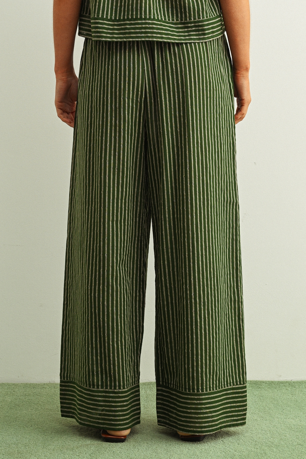Miou Muse Striped Wide Leg Pants