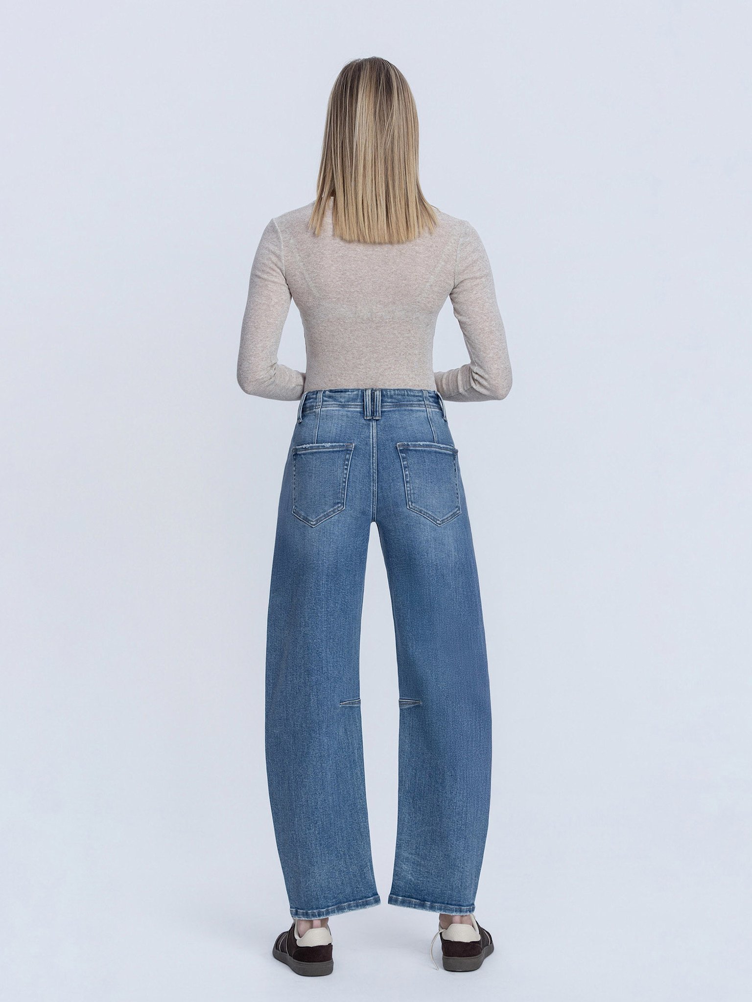 Flying Monkey Super High Rise Barrel Jeans
