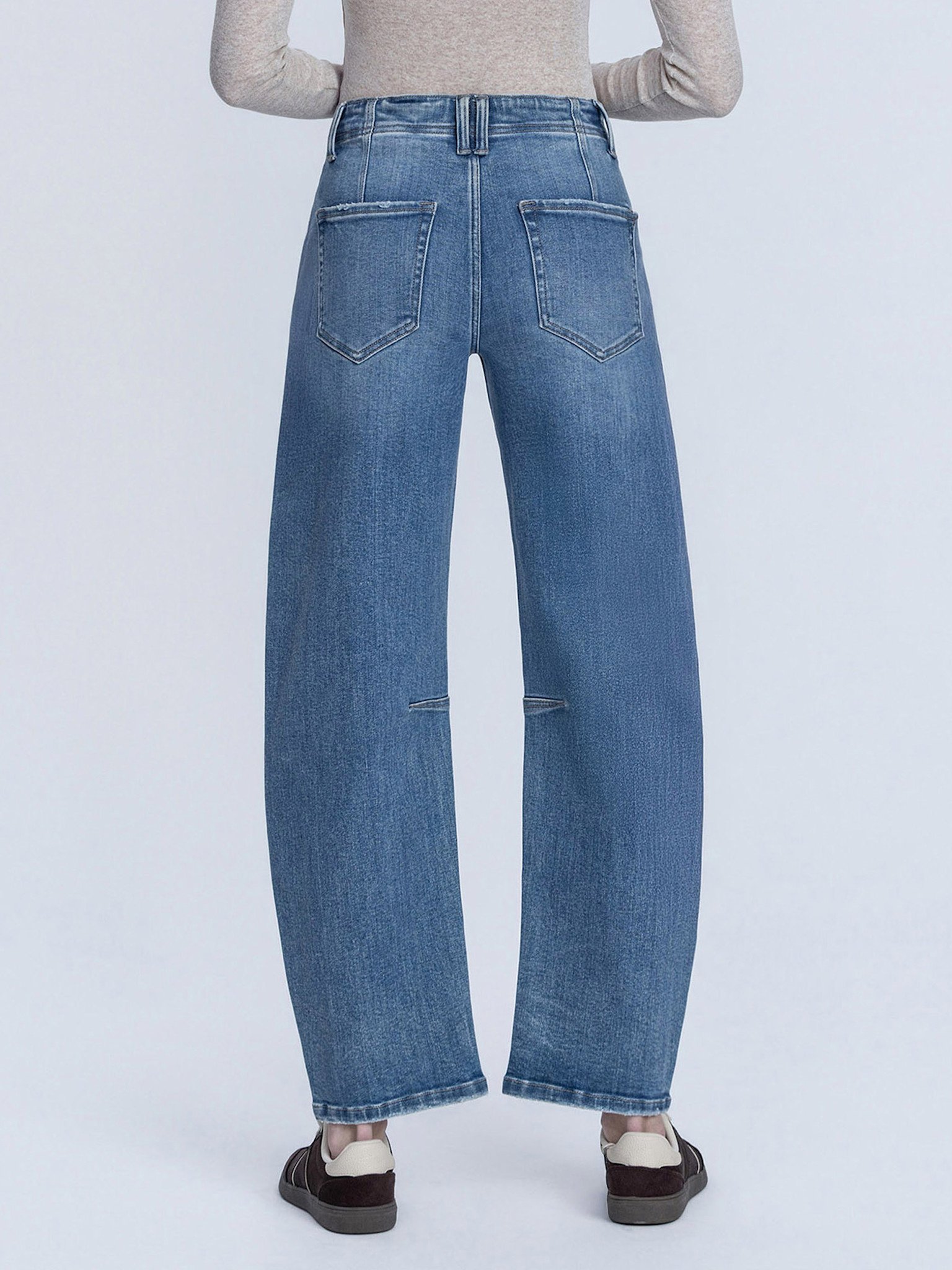 Flying Monkey Super High Rise Barrel Jeans