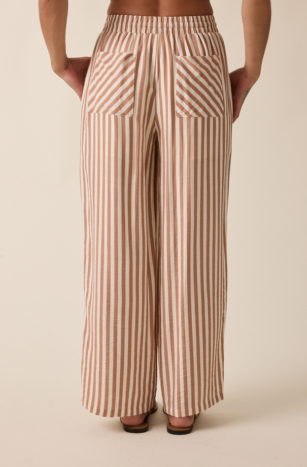 Wishlist Mixed Stripe Drawstring Pants