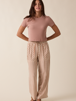 Wishlist Mixed Stripe Drawstring Pants