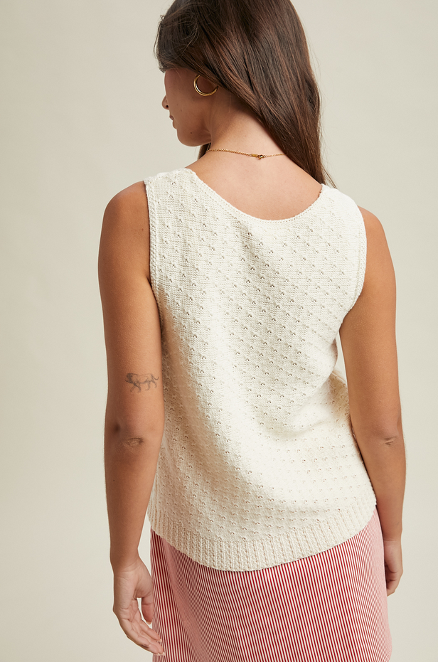 Wishlist Pointelle Knit Vest
