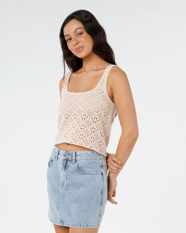 Rip Curl Half Moon Bay Crochet Top