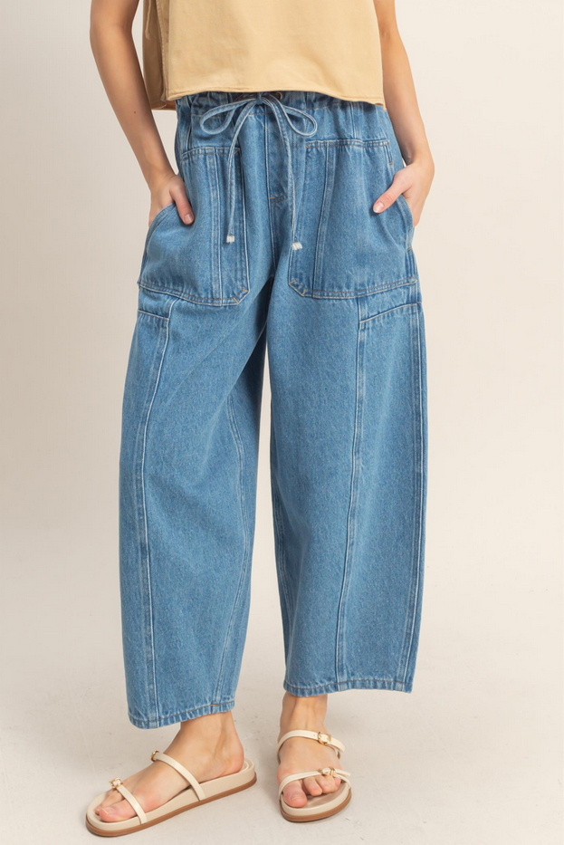 HYFVE Drawstring Barrel Pants