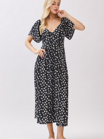 Final Touch Ditsy Daisy Midi Dress