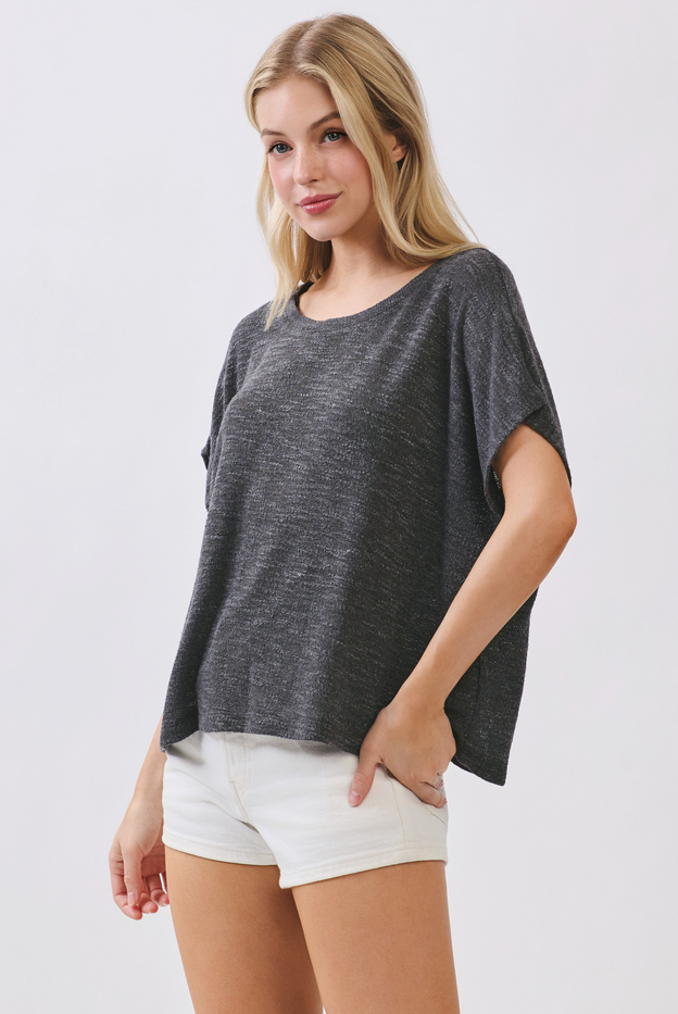Final Touch Boxy Knit Tee