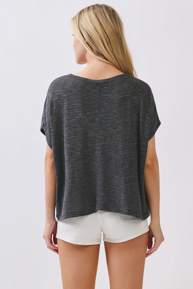 Final Touch Boxy Knit Tee