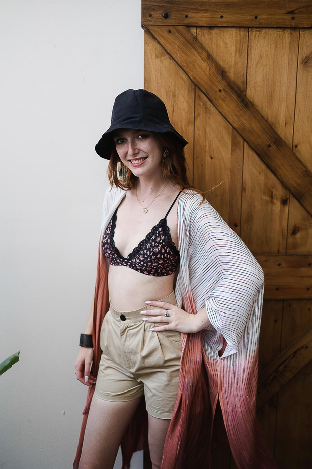 Leto Lace Trim Bralette