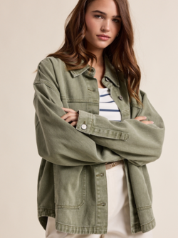 Wishlist Denim Button Up Jacket