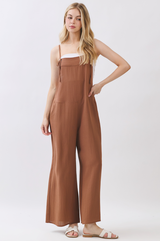 Final Touch Tie Strap Overalls