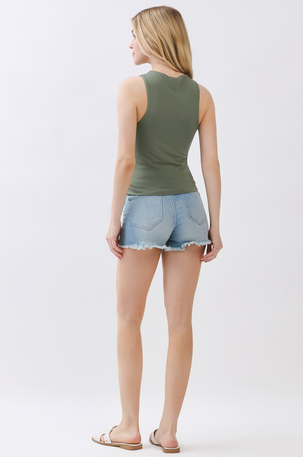 Final Touch Lined Modal High Neck Tank
