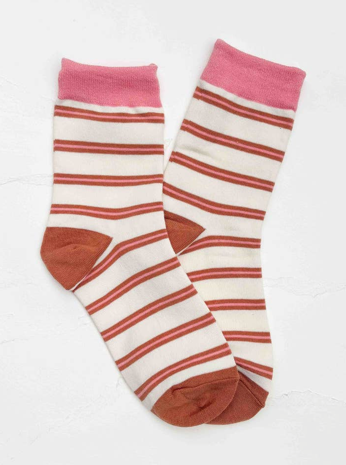 Tiepology Classic Stripe Crew Socks