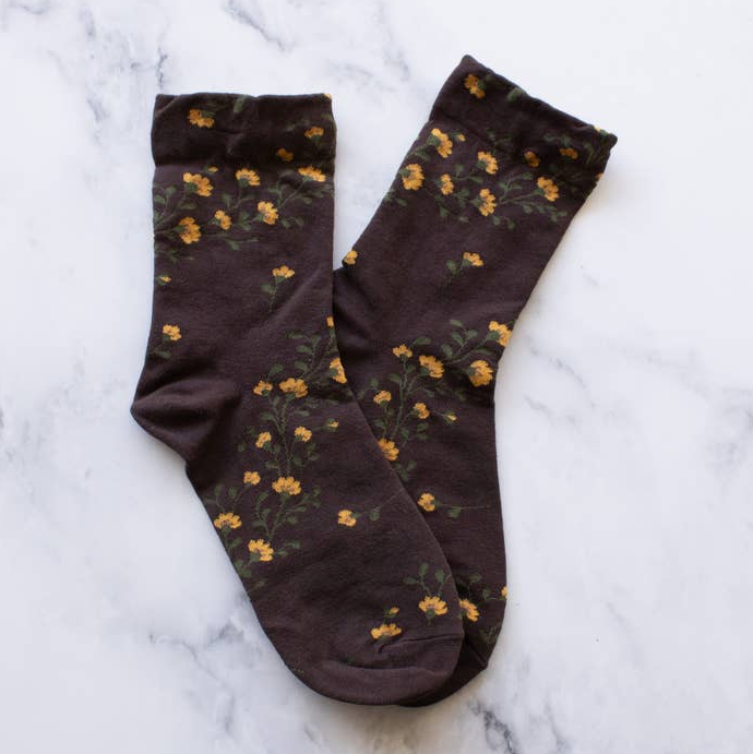 Tiepology Lana Vintage Floral Socks