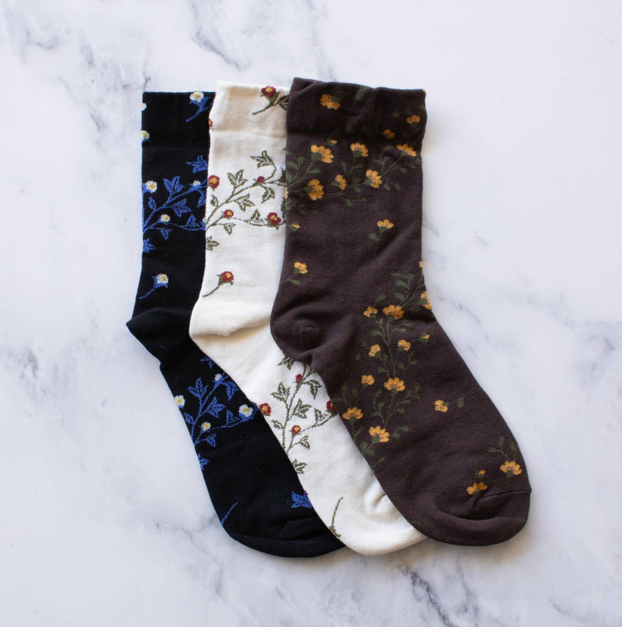 Tiepology Lana Vintage Floral Socks