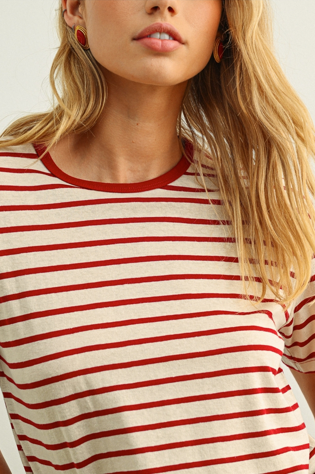 Miou Muse Miou Muse Striped Ringer Tee