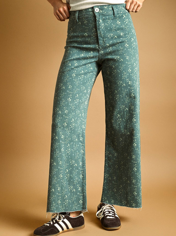 Miou Muse Wide Leg Floral Pants