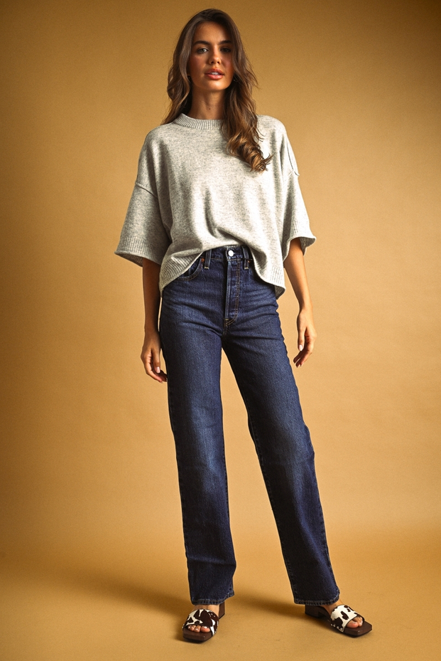 Miou Muse Short Sleeve Wool Sweater