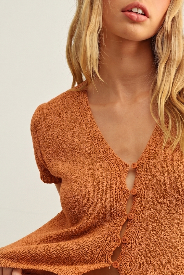 Miou Muse Cap Sleeve Cardigan