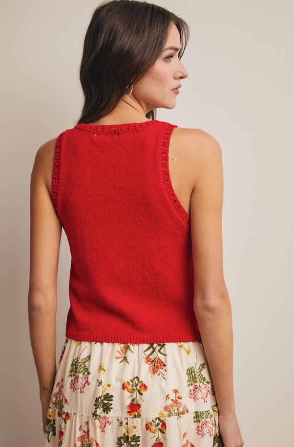 Forte Sleeveless Knit Top