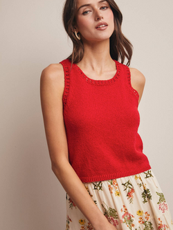 Forte Sleeveless Knit Top