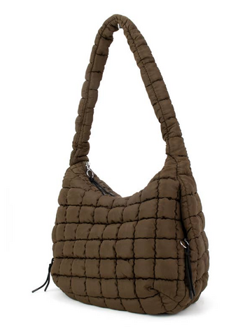 Babs + Birdie Ashton Puffer Hobo Tote  Bag