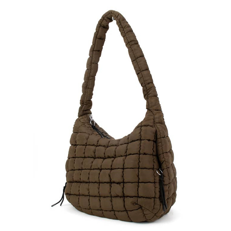 Babs + Birdie Ashton Puffer Hobo Tote  Bag